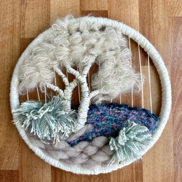 Other - Boho Woven Tree Circular Wall Hanging